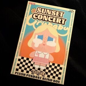 POP MART Crybaby sunset concert blind box